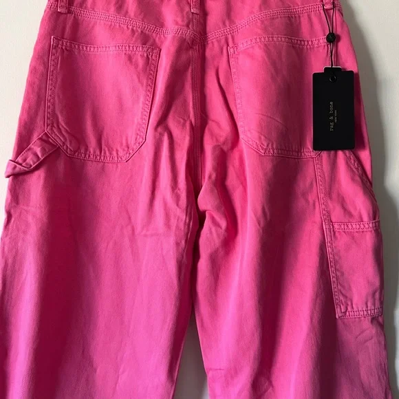 rag & bone New York - Sid Carpenter Jeans (bright pink), size 28 - Picture 4 of 6